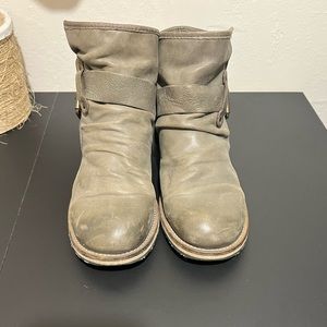 20 Felmini Portugal Distressed Engineer Biker Ankle Boots Womens size EU38/US7